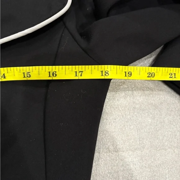 Joseph Ribkoff #183355 Woman's Black Military-Look Zip-Front Jacket - Picture 10 of 13